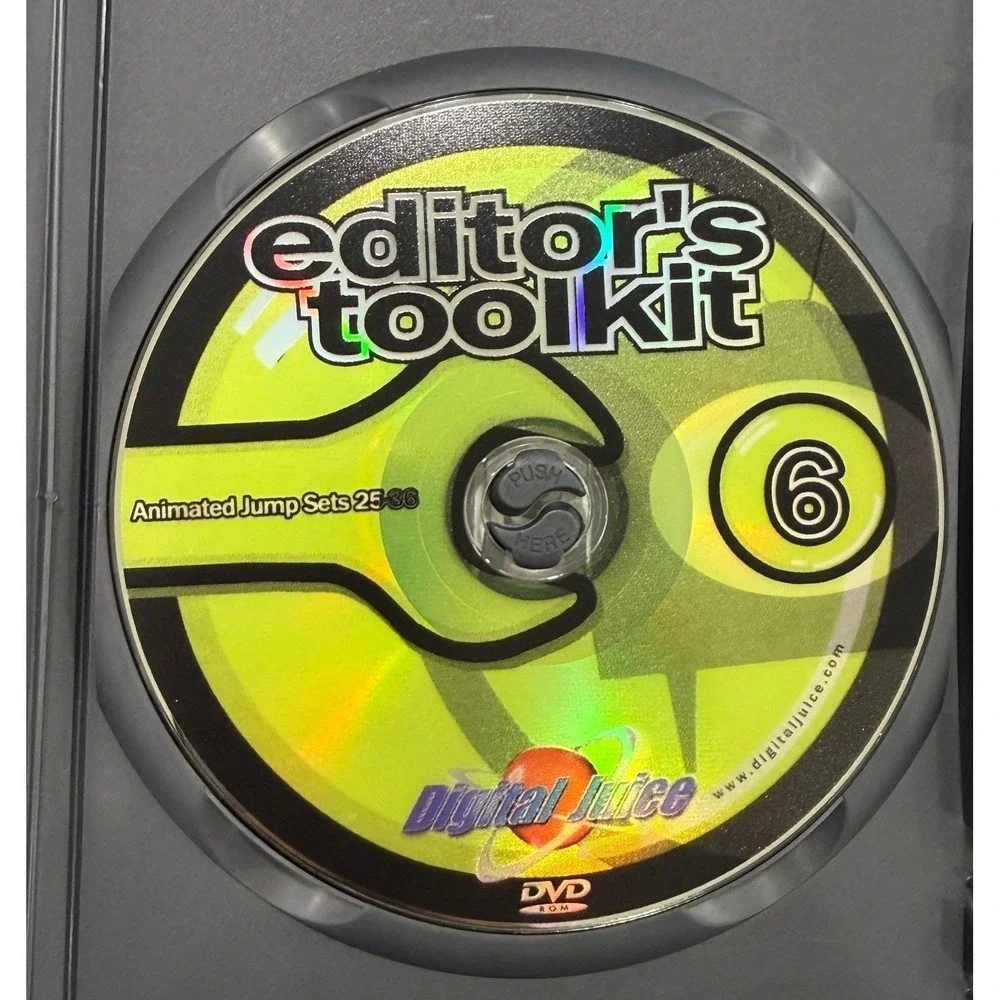 Digital Juice Editor's Toolkit DVD Set Vol 1-10 Motion Graphics Video Assets